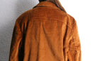 60-70's "the weathercaster" rust brown suede-like field jacket