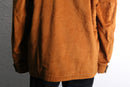60-70's "the weathercaster" rust brown suede-like field jacket