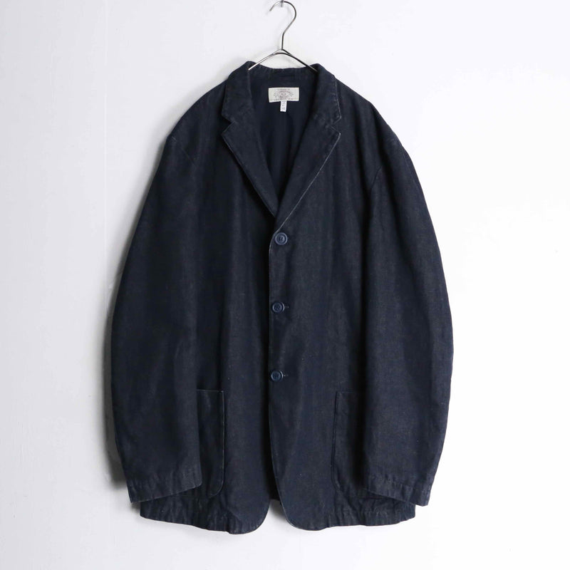 ”ARMANI JEANS” dark indigo color easy tailored jacket