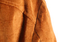 60-70's "the weathercaster" rust brown suede-like field jacket