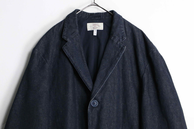 ”ARMANI JEANS” dark indigo color easy tailored jacket