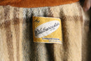 60-70's "the weathercaster" rust brown suede-like field jacket