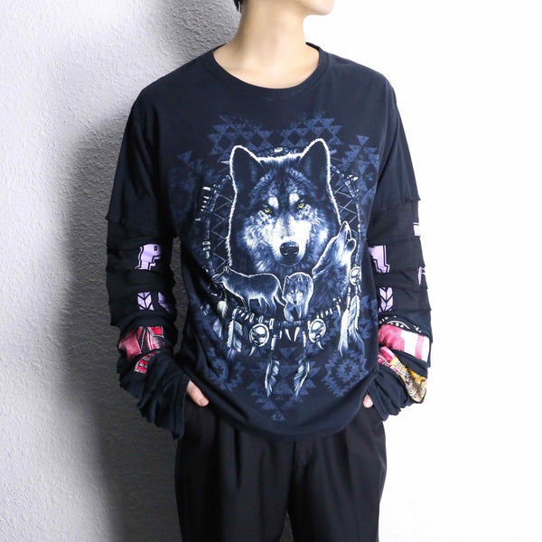 "Re:make" design long sleeve Tee