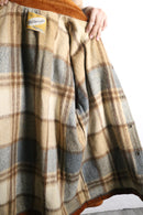 60-70's "the weathercaster" rust brown suede-like field jacket
