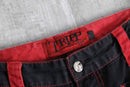 “TRIPP NYC”black cross strap flare pants