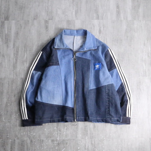 "Re:make" denim track blouson