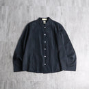 black mao collar L/S shirt