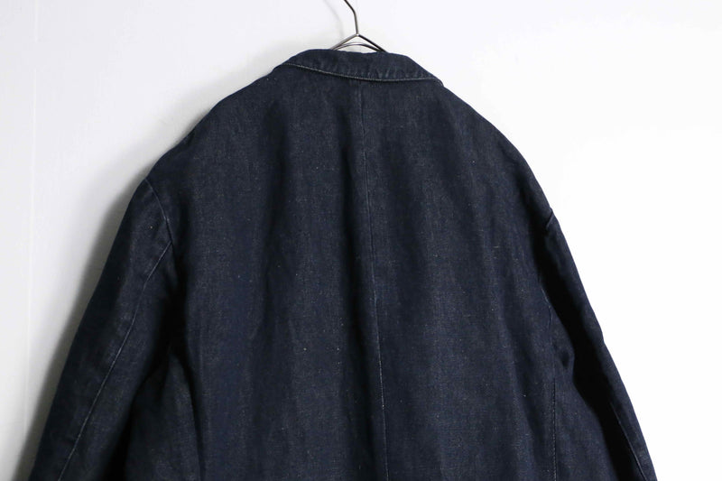 ”ARMANI JEANS” dark indigo color easy tailored jacket