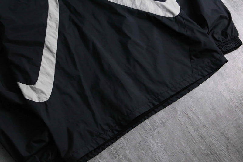 2000s adidas nylon half zip windbreaker