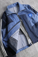 "Re:make" denim track blouson