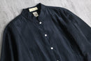black mao collar L/S shirt
