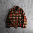 2000s Ralph Lauren melton wool belted pea coat