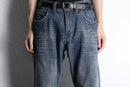"Emporio Armani" hard fade straight denim pants