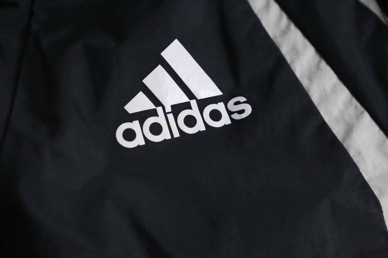 2000s adidas nylon half zip windbreaker