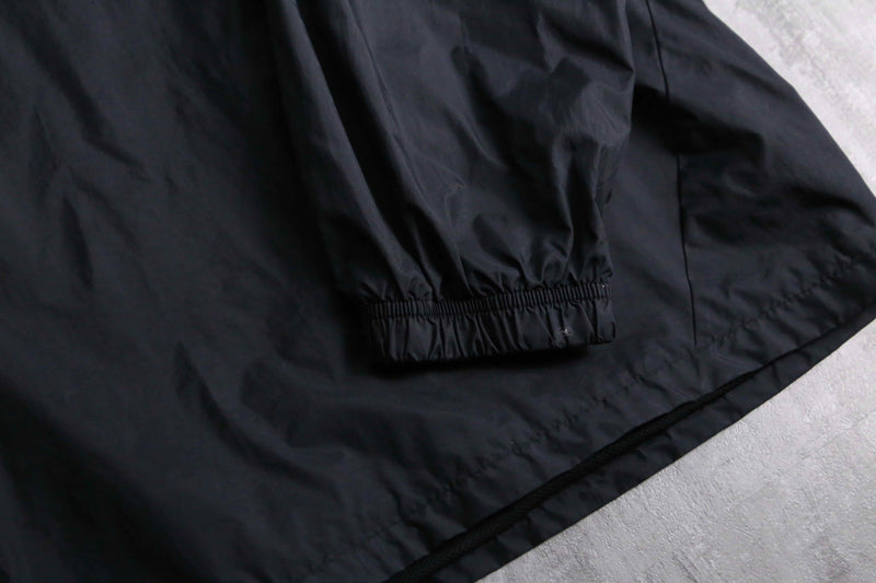 2000s adidas nylon half zip windbreaker