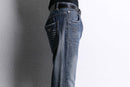 "Emporio Armani" hard fade straight denim pants