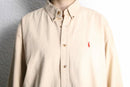 80's "Chaps Ralph Lauren" cotton twill over shirt