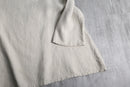 ivory linen relaxed off-turtle pullover