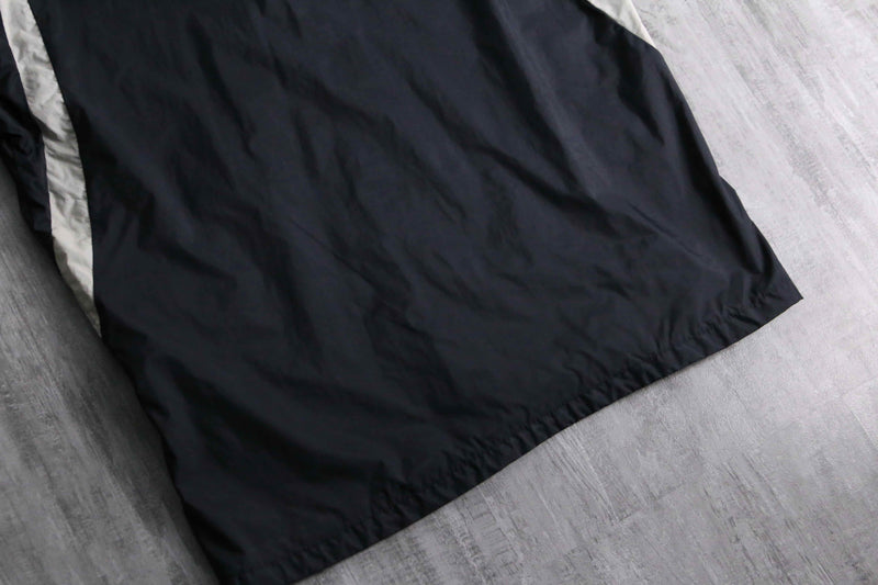 2000s adidas nylon half zip windbreaker