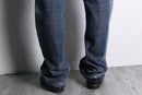 "Emporio Armani" hard fade straight denim pants