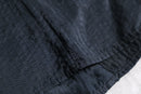 black mao collar L/S shirt