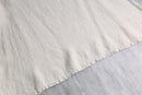 ivory linen relaxed off-turtle pullover