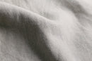 ivory linen relaxed off-turtle pullover