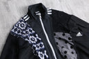 "Re:make" lace patchwork track jacket