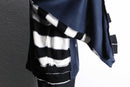 ''Re:make''over size zip knit