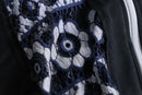 "Re:make" lace patchwork track jacket