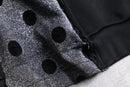 "Re:make" lace patchwork track jacket