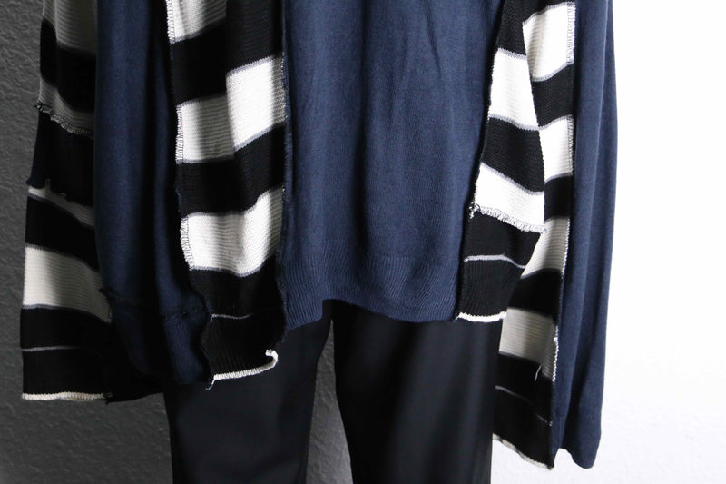 ''Re:make''over size zip knit