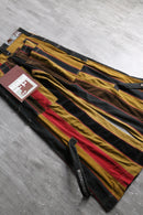 “stuka”multi color switch denim×corduroy rave pants