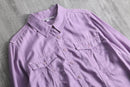 “CHICO’S” fade purple tracker  shirt jacket