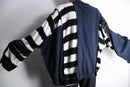 ''Re:make''over size zip knit