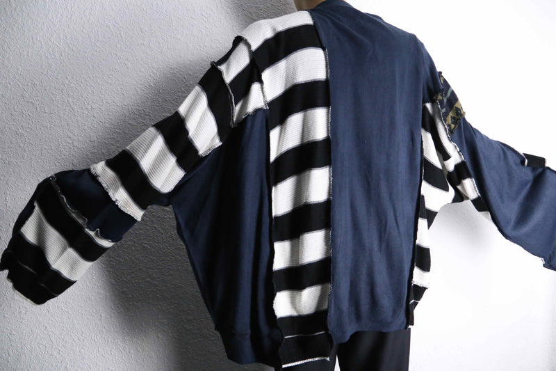 ''Re:make''over size zip knit