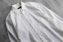 “BURBERRY” white color cotton dress shirt