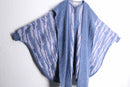 80’s “TUNDRA” patterned muffler docking knit poncho