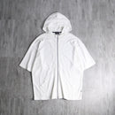 90's adidas waffle knit s/s hoodie