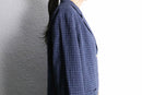 "L.L.Bean" linen × cotton check easy tailored jacket