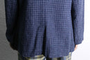 "L.L.Bean" linen × cotton check easy tailored jacket