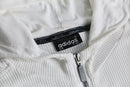 90's adidas waffle knit s/s hoodie