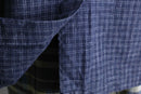 "L.L.Bean" linen × cotton check easy tailored jacket