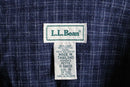 "L.L.Bean" linen × cotton check easy tailored jacket