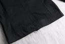 "Re:make" black denim motorcycle jacket