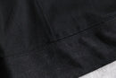 "Re:make" black denim motorcycle jacket