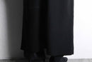 black wool hoodie coat
