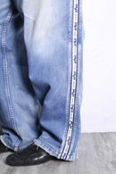 "ENYCE" brown embroidery design buggy denim pants