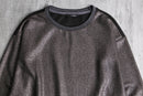glitter front L/S tops