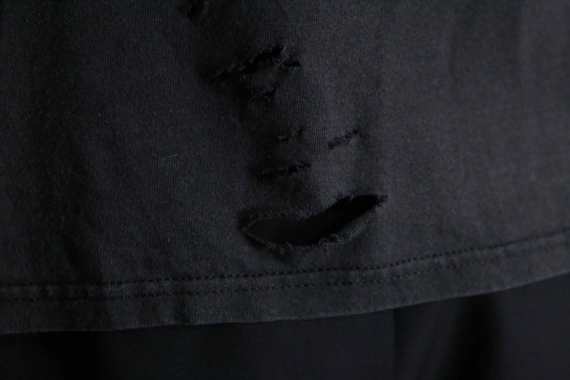 "Re:make" switch arm design damage L/S tee